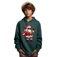 thumbnail image 1 of Mikrdoo Big Boys Tops Santa Claus Print Long Sleeve Hoodie Kid Boys Fall Winter Outdoor Sweatshirt Size:5Y-14Y, 1 of 8