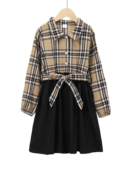 One piece dress with outer 2025