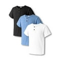 thumbnail image 1 of Mikrdoo Boys Classic Solid Colors Tops, Casual Everyday Wear Tees with Short Sleeves, 3-Pack, Sizes 7-15, 1 of 7