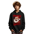 thumbnail image 1 of Mikrdoo Christmas Hoodie For 5-14t Kids Boys Happy Santa Print Cute&Cozy Long Sleeve Casual Pullover Tops, 1 of 9