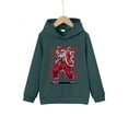 thumbnail image 1 of Mikrdoo Hip Hop Style Santa Claus Print Boys Casual Pullover Long Sleeve Hoodies,Kid Boys Sweatshirt Tops For Christmas Outdoor, 1 of 8