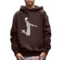 thumbnail image 1 of Mikrdoo Kid Boy's Spring Fall Sweatshirt Basketball Player Print Long Sleeve Comfy Loose Casual Pullover Hoodies Size 5-14, 1 of 7
