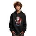 thumbnail image 1 of Mikrdoo Kid Boys Casual Tops Cool Santa Print Long Sleeve Christams Pullover Hoodies Sweatshirt From 5T-14T, 1 of 8