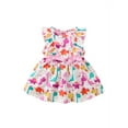 thumbnail image 1 of Mikrdoo Newborn Baby Girls Dress Dinosaur Print 9 Months Baby Girls Sleeveless Summer Dress 12 Months Baby Girls Bow Dress One Piece Sun Dress, 1 of 9