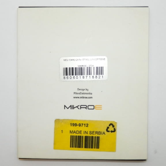 MikroElectronika MCU Card 24 for STM32 32 Bit MCU Add on Board MIKROE-3734