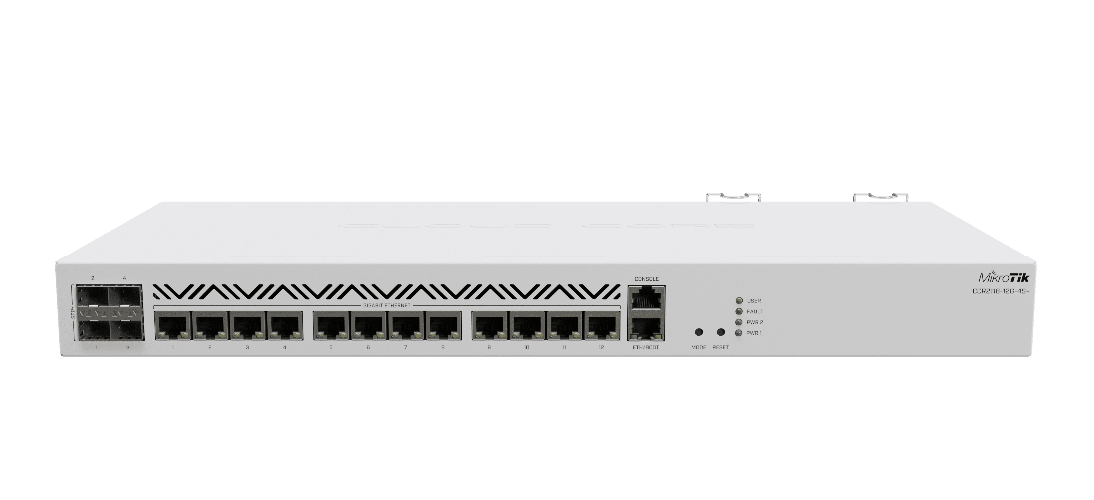 MikroTik CCR2116-12G-4S+ 16-Core ARM Router | 4x 10G SFP+ Ports | 12x ...