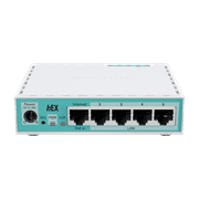 MikroTik E50UG hEX Refresh Router, ARM Dual-Core CPU, 512MB RAM, 5 Gigabit Ethernet Ports, USB Port for Storage, Affordable and High-Performance Home/Office Router