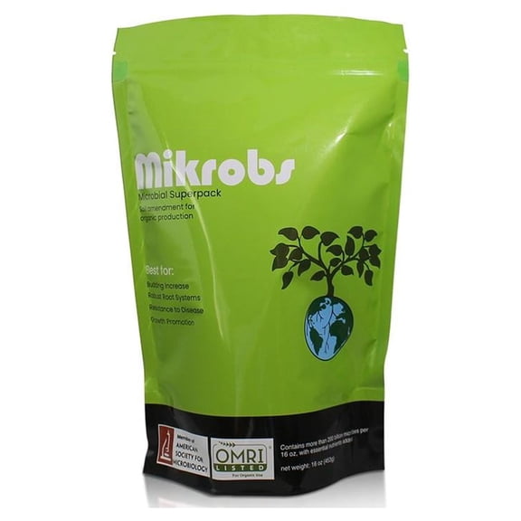 Mikrobs - Microbial Superpack for Living Soil. Revitalize Plants (1 lb)