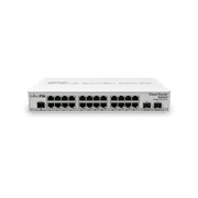 Mikrotik CRS326-24G-2S+IN 24 Gigabit ports, 2 SFP+ cages.