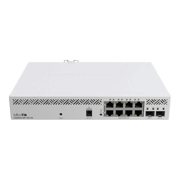 Mikrotik CSS610-8P-2S+IN PoE Powerhouse with 8x Gigabit PoE SFP+ New Sealed