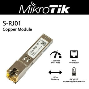 Mikrotik S-RJ01 RJ45 SFP 10/100/1000M copper module