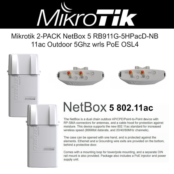 Mikrotik mANTBox 15s 2-UNITS Built-in 5GHz 11a/n/ac 15dBi Sector Antenna OSL4