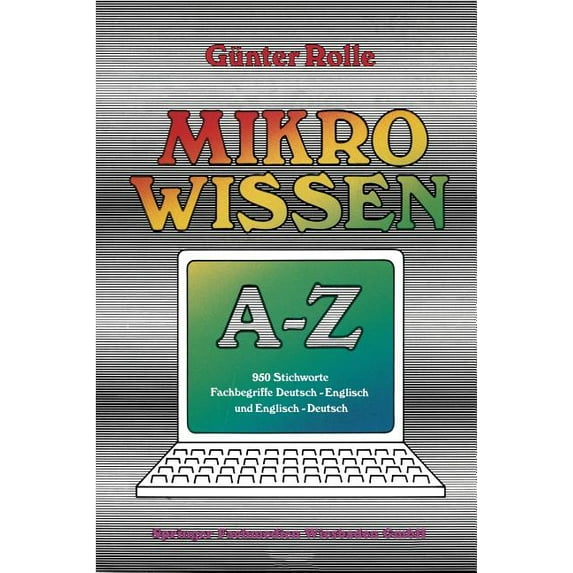 Mikrowissen A-Z: Register Deutsch-Englisch Und Englisch-Deutsch, (Paperback)