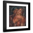 thumbnail image 1 of Mikuláš Galanda 12x14 Black Modern Framed Museum Art Print Titled - Lovers (1920-1929), 1 of 1