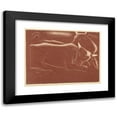 thumbnail image 1 of Mikuláš Galanda 18x15 Black Modern Framed Museum Art Print Titled - Cows (1936), 1 of 5