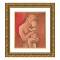 thumbnail image 1 of Mikuláš Galanda 20x23 Gold Ornate Framed and Double Matted Museum Art Print Titled - Mother with Child (1934), 1 of 4