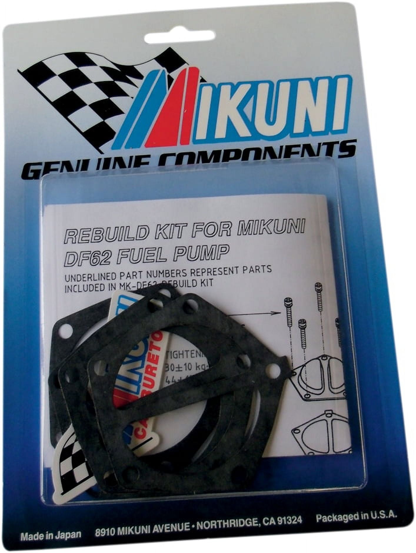 Mikuni Fuel Pump Rebuild Kit MKDF62 Pump MKDF62