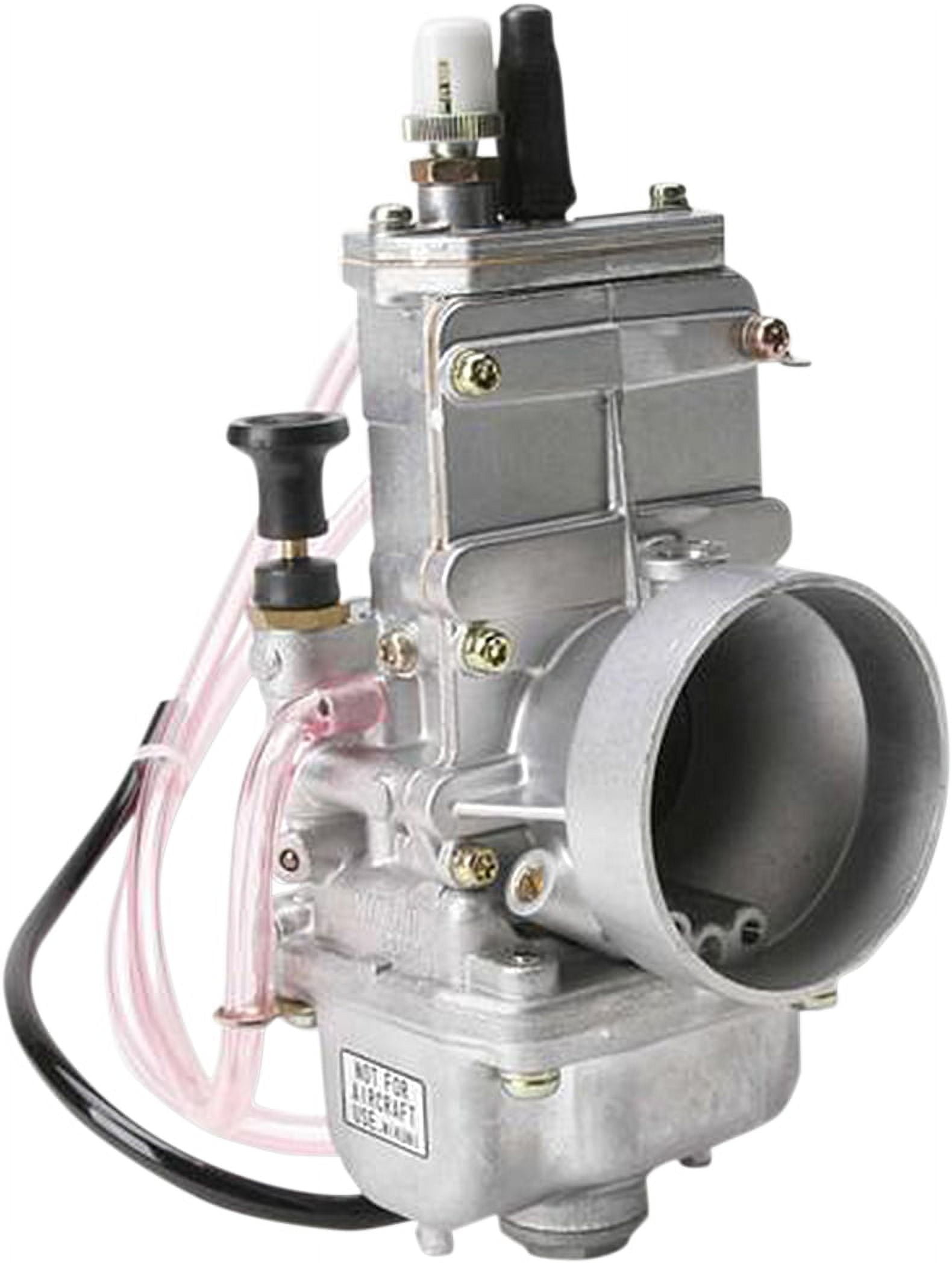 Mikuni TM Series Flat Slide Carburetor 36mm Silver Smoothbore for Street Off-Road ATV UTV Snow (TM36-2)