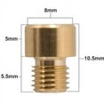 thumbnail image 1 of Mikuni VM11/22 Series Main Jet 110 For Yamaha, Suzuki, 1 of 1