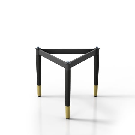 Mil Solid Wood Coffee Table Base, Black
