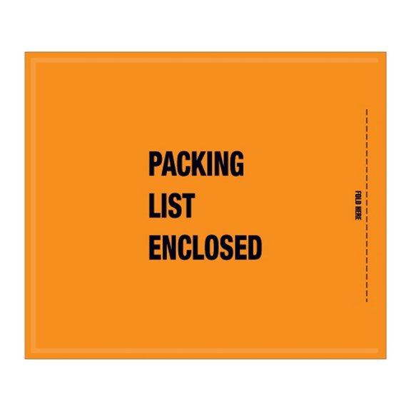 Mil-Spec "Packing List Enclosed" Envelopes 8 1/2" X 10" (1000 Case)