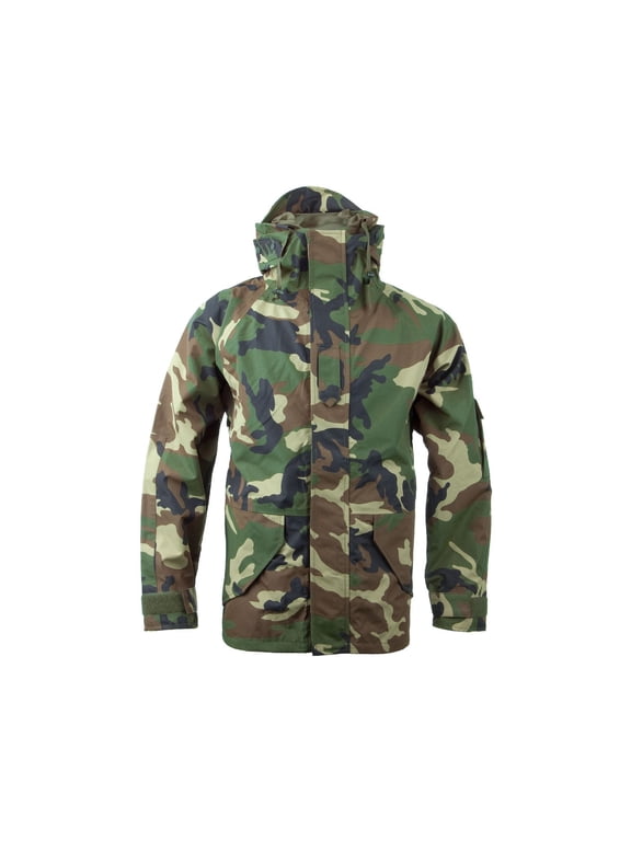 Trilam. Wet Weather Jacket - Men's, Woodland Camo, Large