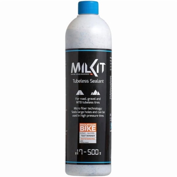 MilKit Tubeless Rim and Tire Sealant 500ml Seals Punctures up to 6mm
