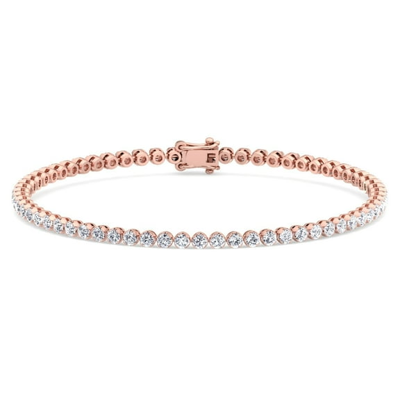 Mila - 4.5 Carat Crown Prong Diamond Tennis Bracelet