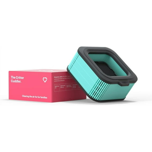 Mila Air Authentic Critter Cuddler H13 HEPA & Carbon Home Replacement Filter, Genuine Mila Air Filter, Reduces Pet Odors, Removes Dust & Pet Dander, Ideal for Large Room or Bedroom
