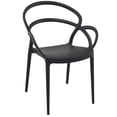 thumbnail image 1 of Mila Dining Arm Chair, Black - Pack of 2, 1 of 1