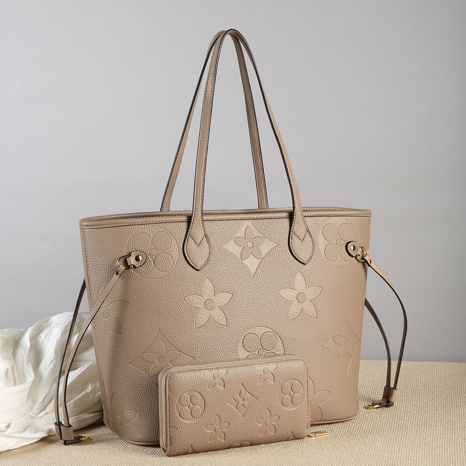 M.I.L.A authentic Suede Leather Tote Purse