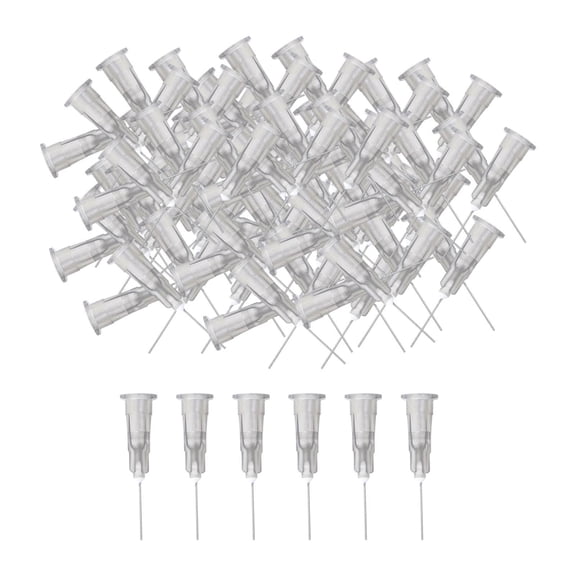 Milageto 1 Pieces Industrial Blunt Tip Dispensing Needles with Luer Lock Versatile Flat gray