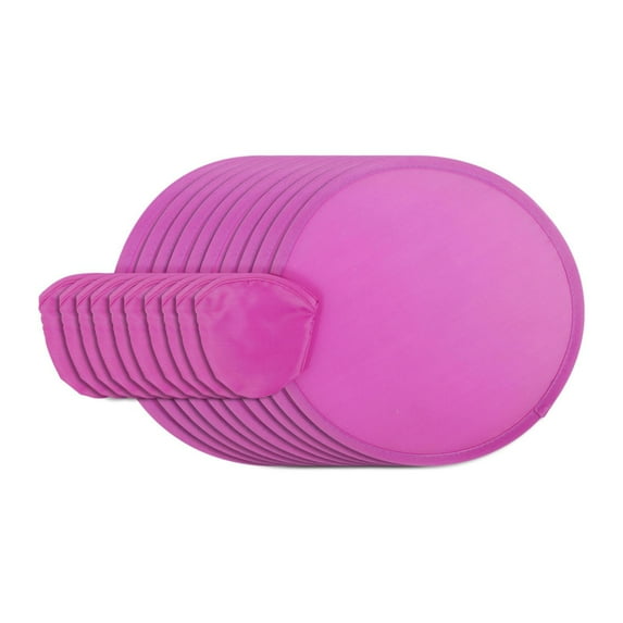 Milageto 10 Pieces Folding Fan Classic Portable for Travel Decor DIY Outdoor Activity Rose Red