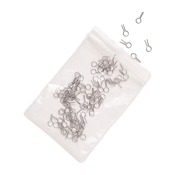 Milageto 100 Pieces Pottery Firing Tools Hanging Firing Needle High Temperature Resistant small P