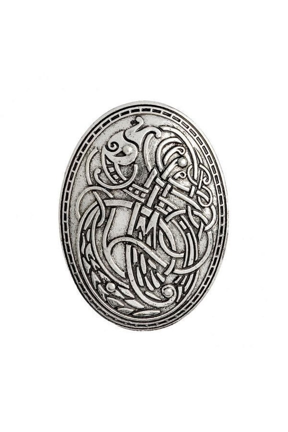 16x Medieval Pin Symbol Brooch Oval Shawl Sweater Pin for