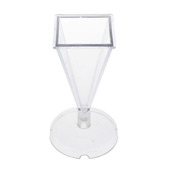 Milageto 1pcs Pyramid Mold Candle Mould Plastic for Making Candles Handcraft DIY Tool 5x5x10 cm