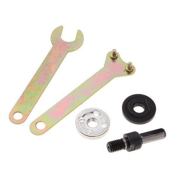 Milageto 2-6pack 5 Sets Arbor Mandrel Adaptor Wrench Tool Accessories for Angle 2 Pcs
