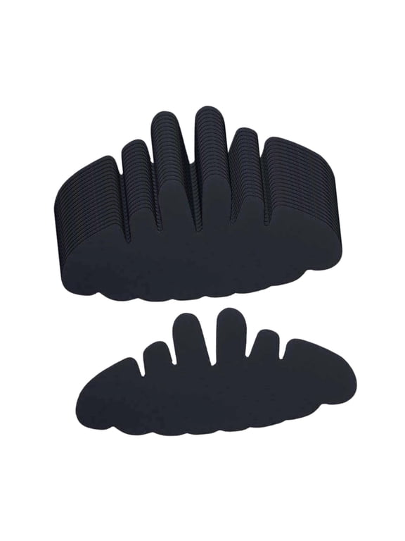 20 Pieces Baseball Caps Inserts Multifunctional Brim Support Hat Sweat Liner Black L