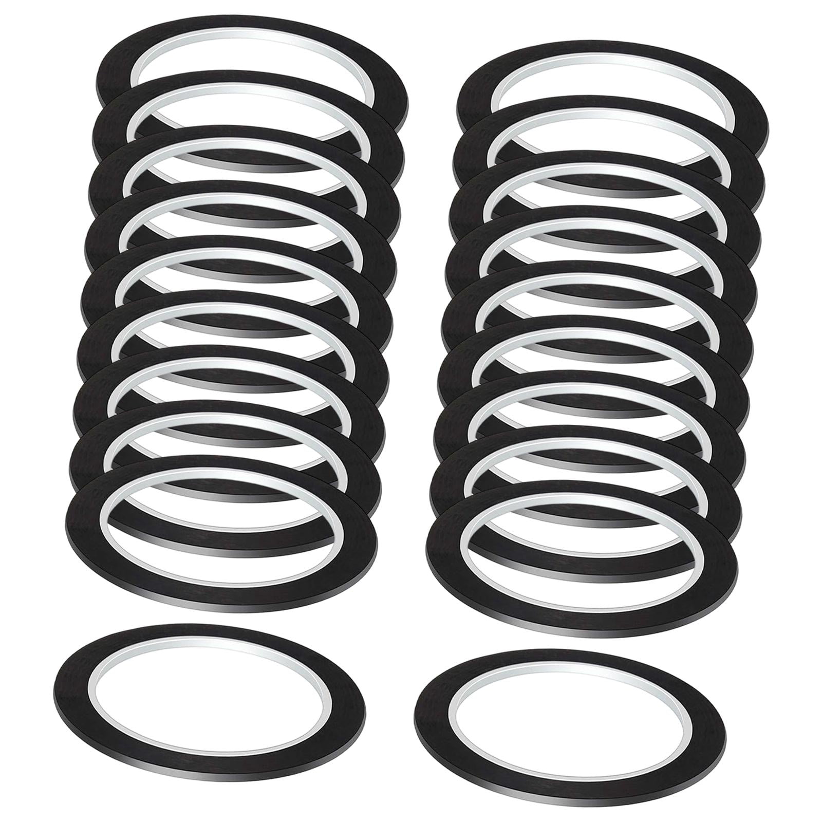 Milageto 20 Pieces Stained Glass Lead Lines Black Art Craft Supplies Window Accessory