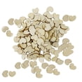 thumbnail image 1 of Milageto 200pcs Wood Beads Heart Shape Embellishment Labels For DIY Scrapbook Collection, 1 of 5
