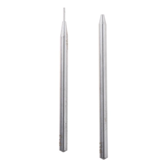 Milageto 2Pcs Pin Punches Movement Tool Ceramic Bead Remove Tools Clock Maintenance Easy