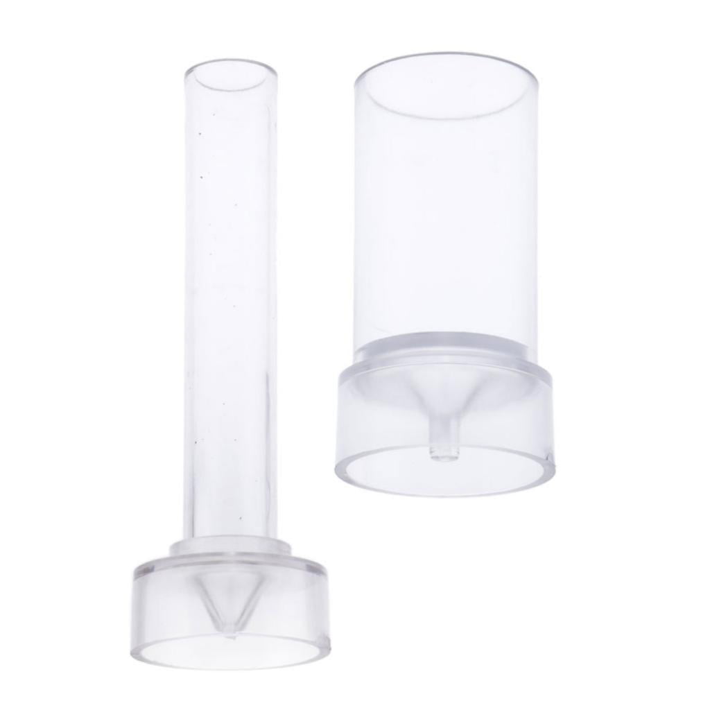 Milageto 2Pcs Plastic Clear Church Top Candle Mould Soap Mold DIY Candle Making Model