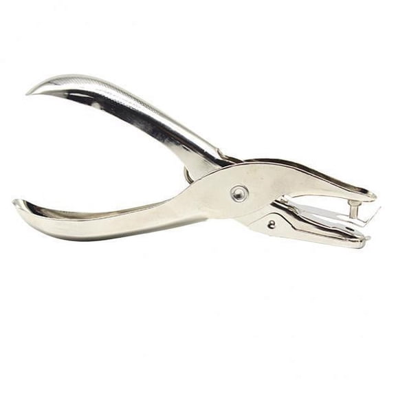 Milageto 2X 1 Hole Punch 3mm Paper Punch DIY Scrapbooking Card Ticket Cut Plier Hand Tool
