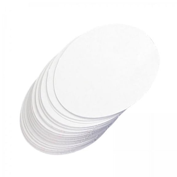 Milageto 2x 100-Pack of Blank Paper Button Making Supplies for DIY Crafts And Projects -