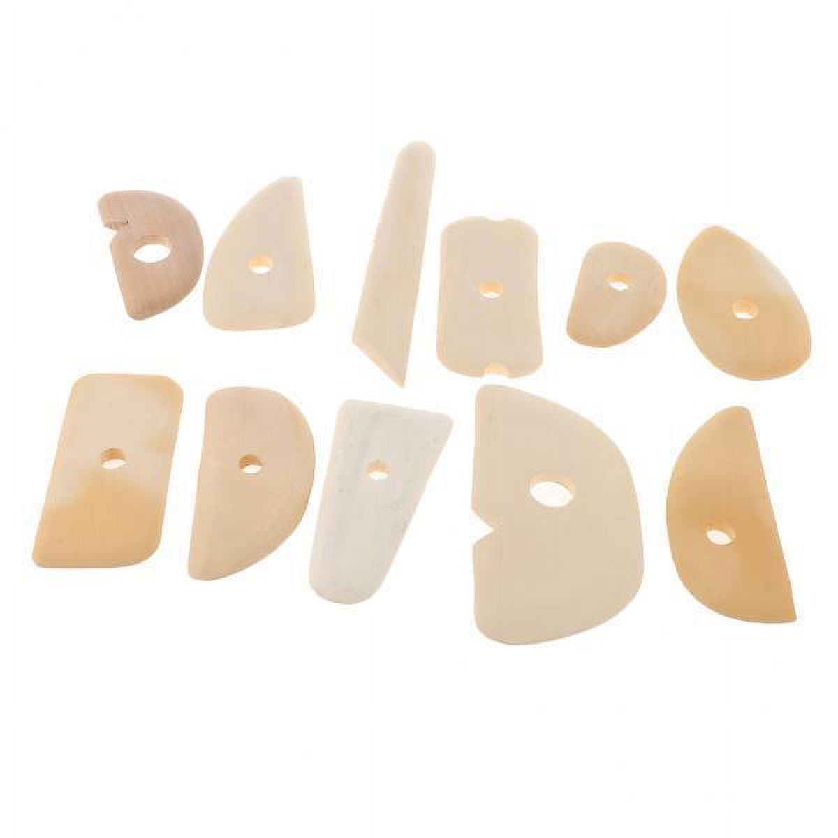 Milageto 2x 11pcs Clay Ceramic Pottery Sculpt Tools Graving Tools Embossing Scraper