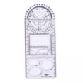 thumbnail image 1 of Milageto 2x Multifunctional Drawing Ruler, Universal Ruler Function Three-dimensional, 1 of 8