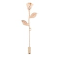 thumbnail image 1 of Milageto 2xRose Flower Brooch Pin Gold, 1 of 8