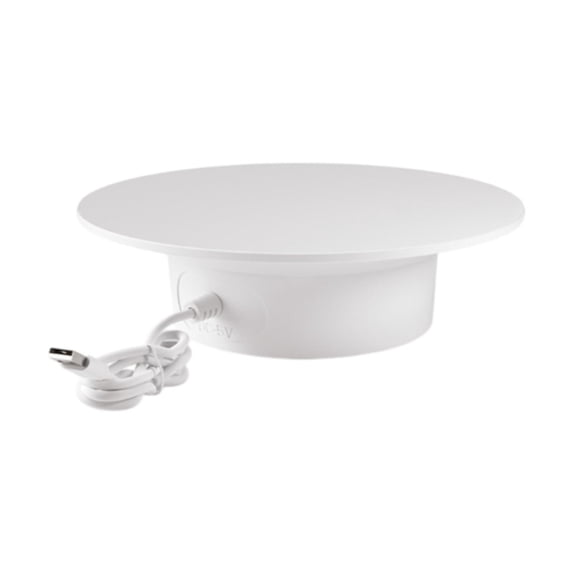 Milageto 360 Degree Photography Turntable Rotating Display Stand for Show Watch 15cm Fixed Speed