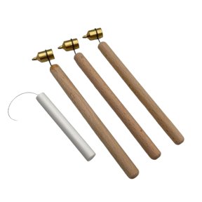 Milageto 3Pcs Fine Line Fluid Writer Paint Applicator Pens Stem Cleaning Tool for Marking