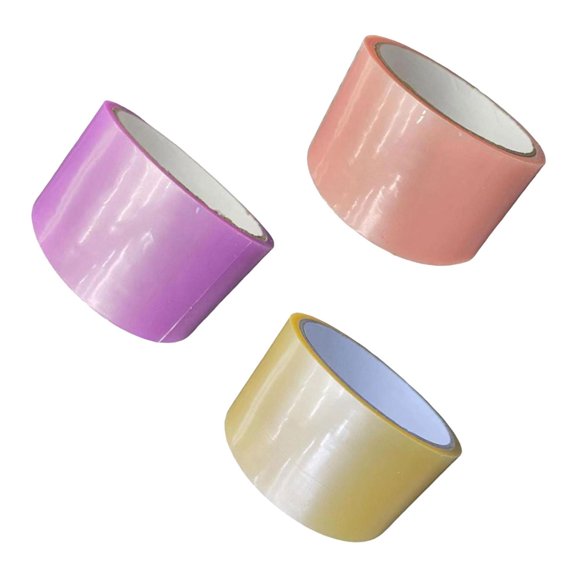Milageto 3x Creative Sticky Ball Rolling Tape Decorative DIY Game for Party Children
